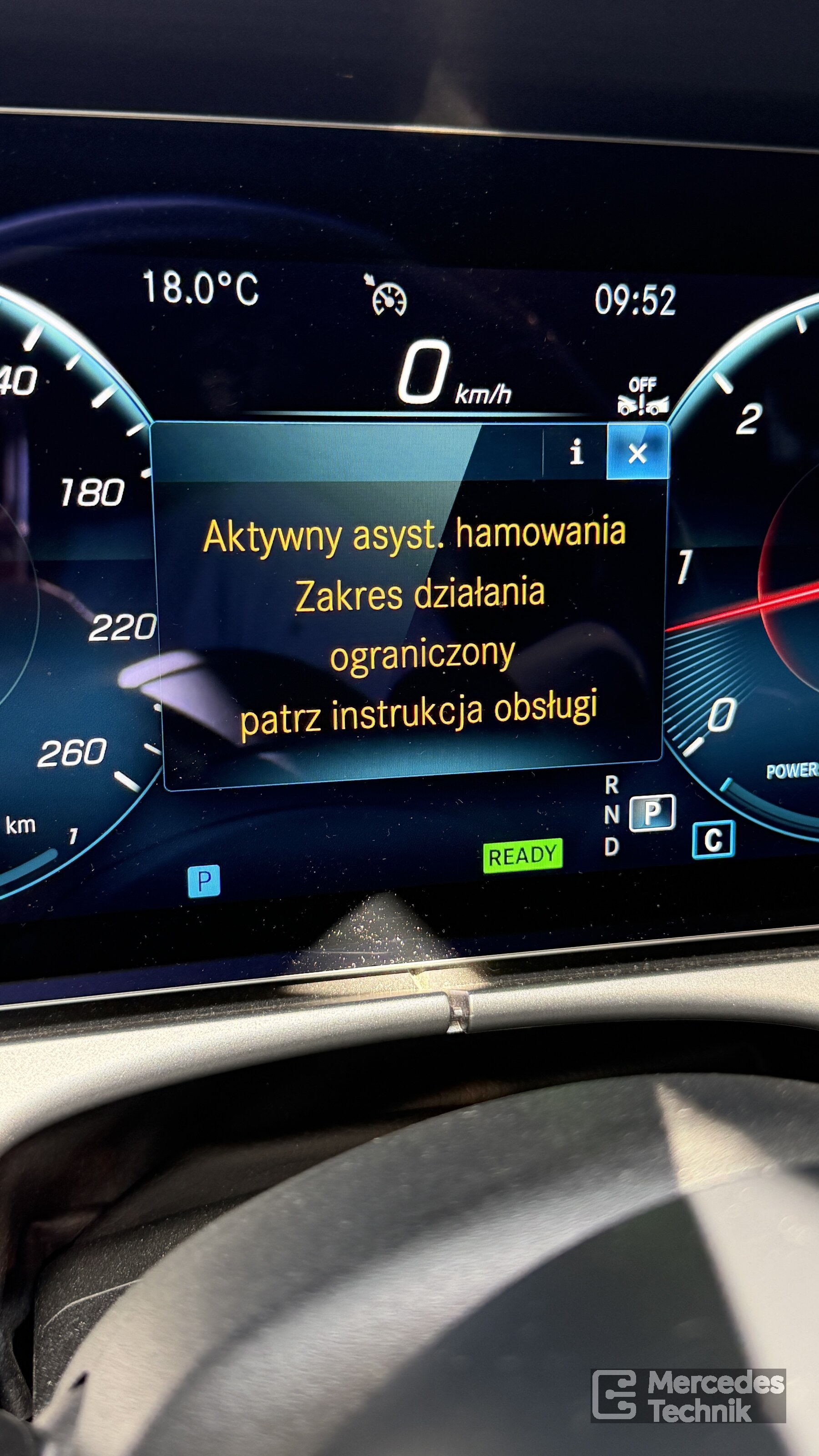Naprawa aktywnego asystenta hamowania – adaptacja sterownika radaru